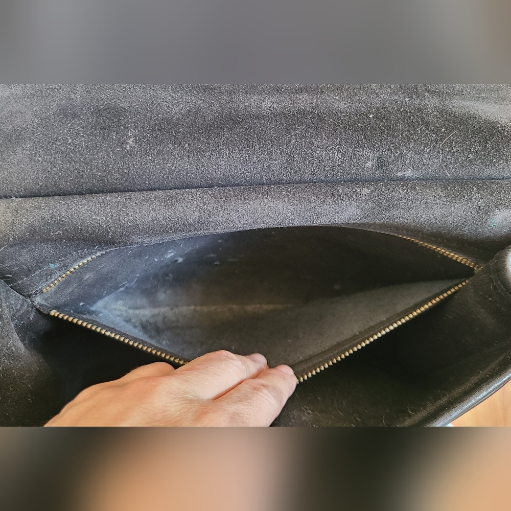 Vintage Coach Willis 9927 Black Leather - Picture 12 of 16